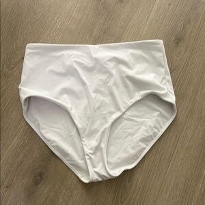 Lululemon White High-Waisted Bikini Bottom